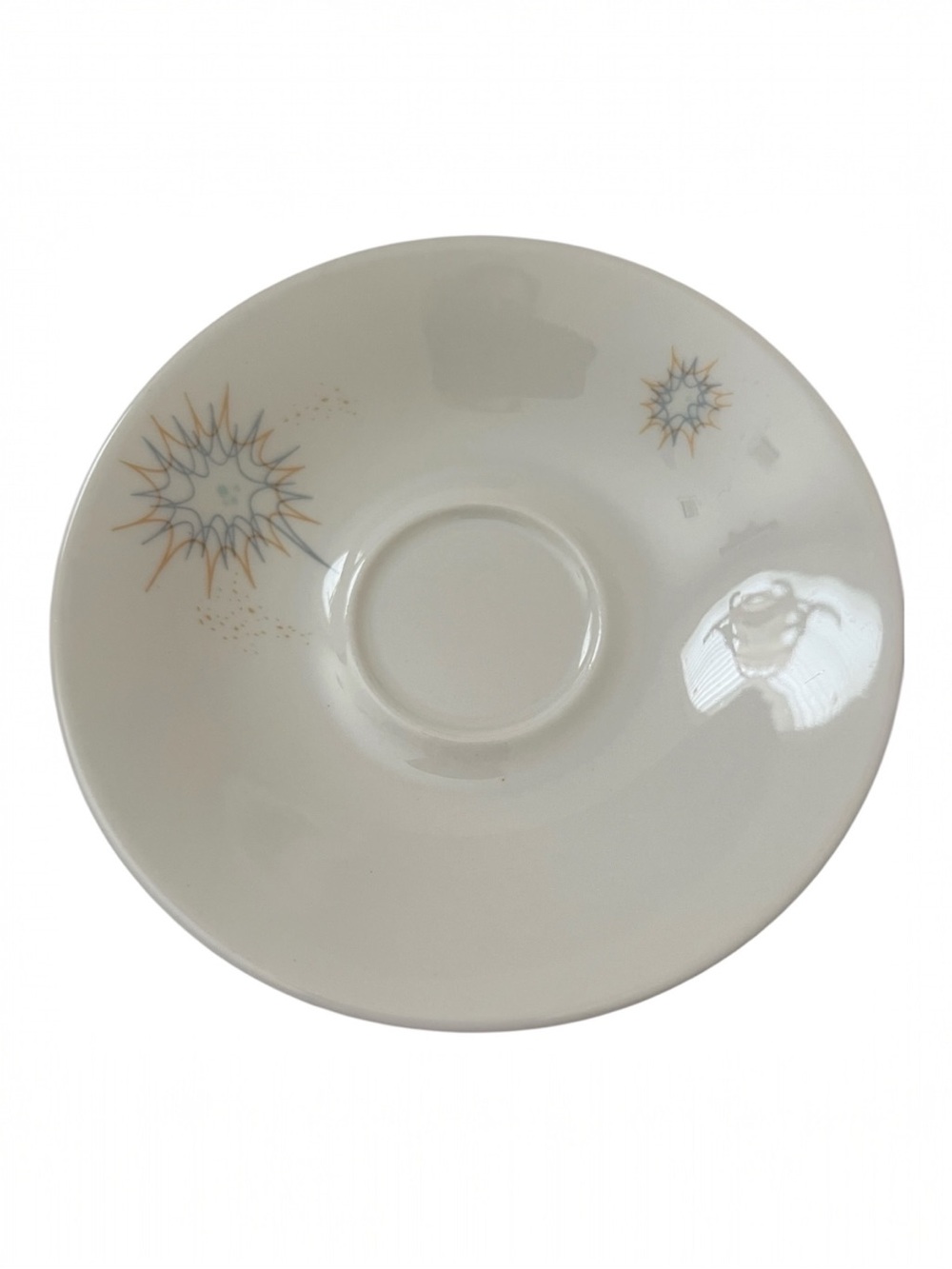 Vintage Iroquois Impromptu Ben Seibel Atomic Starburst Saucer MCM 6”